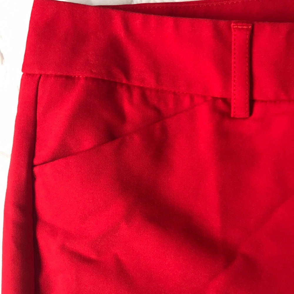 Express Red Editor pants 4R - Picture 5 of 6
